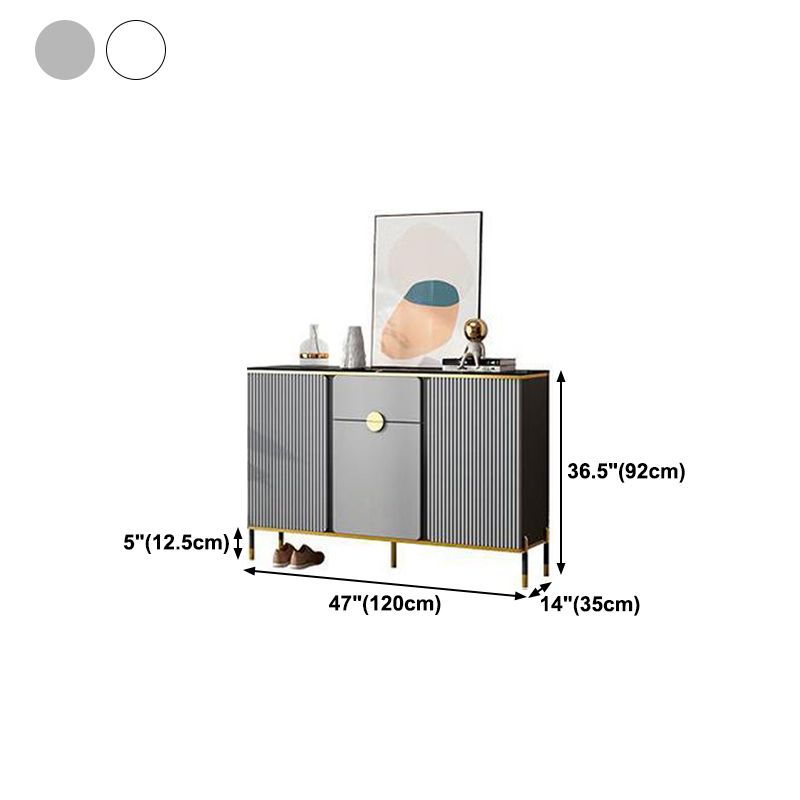 Sideboard Glam Sideboard in legno con porta e cassetto per soggiorno