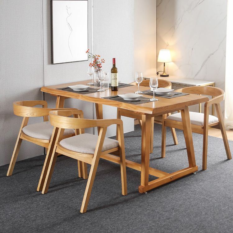 Modern 1/2/3/5 Pieces Dining Set Rectangle Dining Room Table Set Clearhalo 'Dining Room Sets' 'Dining Tables & Seating' 'dining_room_set' 'furn' 'furn_dining_room_set' 'Furniture' 'furniture_dining_room_set' 'Kitchen & Dining Furniture' 'kitchen&dining_furn' 'kitchen' 1200x1200_ca430af1-65a9-4e9f-b2da-a4e6c46c2f03