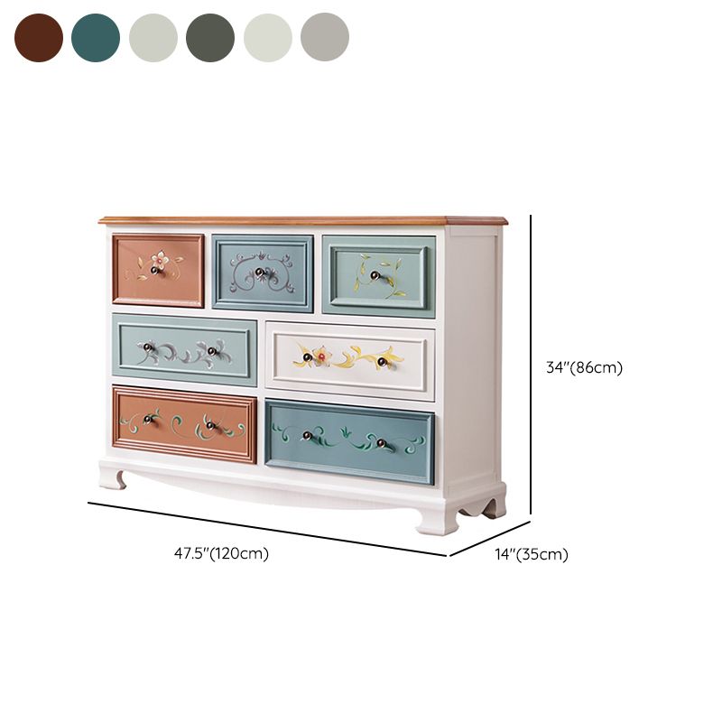 Traditional Storage Chest Dresser Wooden Storage Chest with Drawers for Bedroom Clearhalo 'Bedroom Furniture' 'Dressers & Chests' 'dressers_chests' 'furn' 'furn_dressers_chests' 'Furniture' 1200x1200_ca43eb57-9be5-483e-bd1a-48210aa7d259