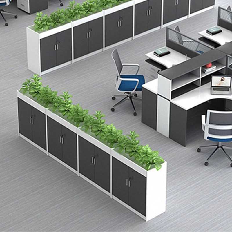 Archivo de madera moderno con almacenamiento de bloqueo para el hogar y la oficina