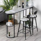 Modern Stone Bar Dining Table Specialty Bar Table for Small Places Clearhalo 'Bar Furniture' 'Bar Tables' 'bar_tables' 'furn' 'furn_bar_tables' 'Furniture' 'Kitchen & Dining Furniture' 1200x1200_ca49f963-9610-4746-a95a-b7dec369726d