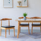 Solid Wood Dining Table Rectangle Contemporary Dining Table with 4 Legs