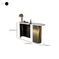 Modern Oval Console Table Metal Console Sofa Table in Black and Gold Clearhalo 'Console Tables' 'console_tables' 'Entry & Mudroom Furniture' 'furn' 'furn_console_tables' 'Furniture' 1200x1200_ca4aa813-ca6a-4463-8947-808e182cff84