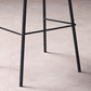 Contemporary Leather Counter Stools Metal Bar Stool for Living Room