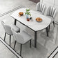 Modern Style Sintered Stone Dining Table Round Table with 4 Legs for Home Use Clearhalo ' dining_table' 'Dining Tables & Seating' 'Dining Tables' 'furn' 'furn_dining_table' 'Furniture' 'furniture_dining_table' 'Kitchen & Dining Furniture' 'kitchen&dining_furn' 'kitchen' 'kitchen_dining_table' 1200x1200_ca4c3c76-2059-4b7a-b8f3-87c6d37b5e2a