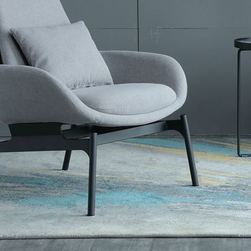 Linen Armless Chair 29.52" Wide Accent Chair with Cushion Back for Living Room Clearhalo 'Accent Chairs' 'accent_chairs' 'Chairs & Seating' 'furn' 'furn_accent_chairs' 'Furniture' 'Living Room Furniture' 1200x1200_ca4c69d7-5b0e-4b8d-bf1d-dc18ce8aebdc