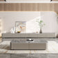 Pedestal Glam Coffee Table Rectangle Slate Single Coffee Table with Drawer Clearhalo 'Coffee & Accent Tables' 'Coffee Tables' 'coffee_tables' 'furn' 'furn_coffee_tables' 'Furniture' 'Living Room Furniture' 1200x1200_ca4cafd7-2bce-41b1-95af-e631057c1d54
