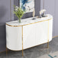 35.43"H Sideboard Glam Style Sideboard Buffet for Living Room and Kitchen