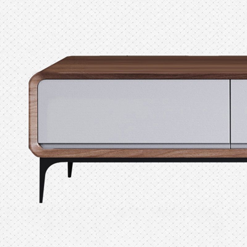 Zeitgenössischer TV -Ständer geschlossene Speicher -TV -Konsole mit Schubladen