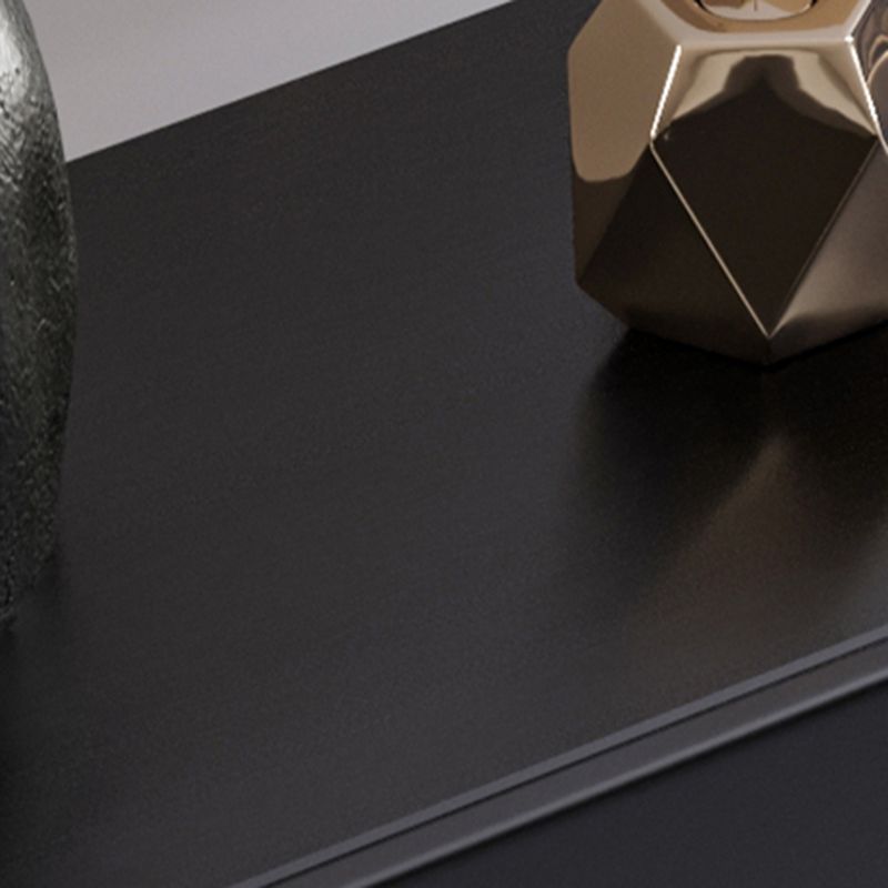 Tavolo a buffet in metallo con porte di vetro contemporanee con 2 porte