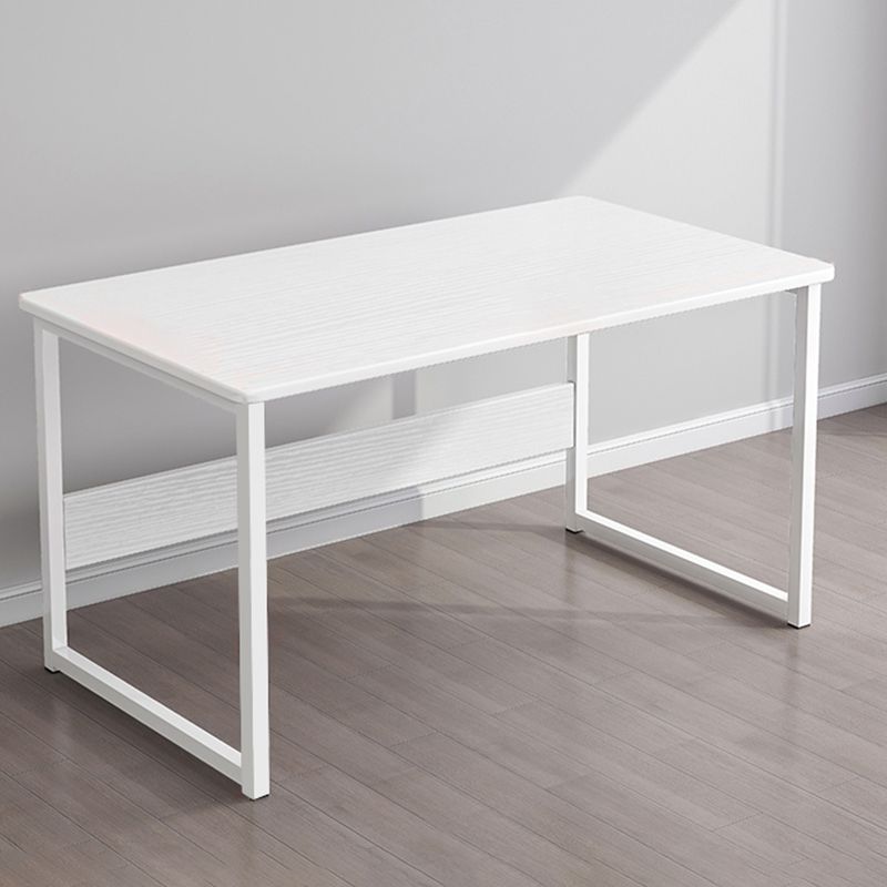 Industrial Rectangular Desk Engineered Wood Writing Desk with Metal Legs Clearhalo 'furn' 'furn_office_desk' 'Furniture' 'Office Desks' 'Office Furniture' 'office_desk' 1200x1200_ca5338c8-20f3-4523-a62f-07dc07dc559d