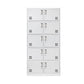 Contemporary Style Wardrobe Metal Home Wardrobe Closet with Locks