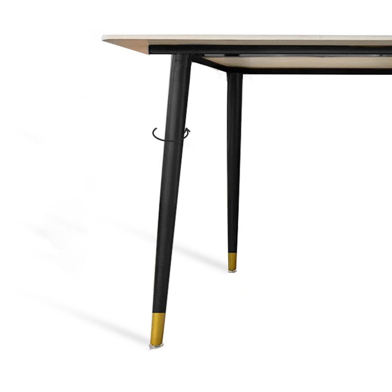 Glam 1/4/5/7 Pieces Dining Set White Standard Height Dining Set Clearhalo 'Dining Room Sets' 'Dining Tables & Seating' 'dining_room_set' 'furn' 'furn_dining_room_set' 'Furniture' 'furniture_dining_room_set' 'Kitchen & Dining Furniture' 'kitchen&dining_furn' 'kitchen' 1200x1200_ca55c8c8-d267-44d3-9d03-137ab5b902d9