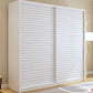 Armario de madera de armón de armario de estilo contemporáneo con puerta corredera para dormitorio