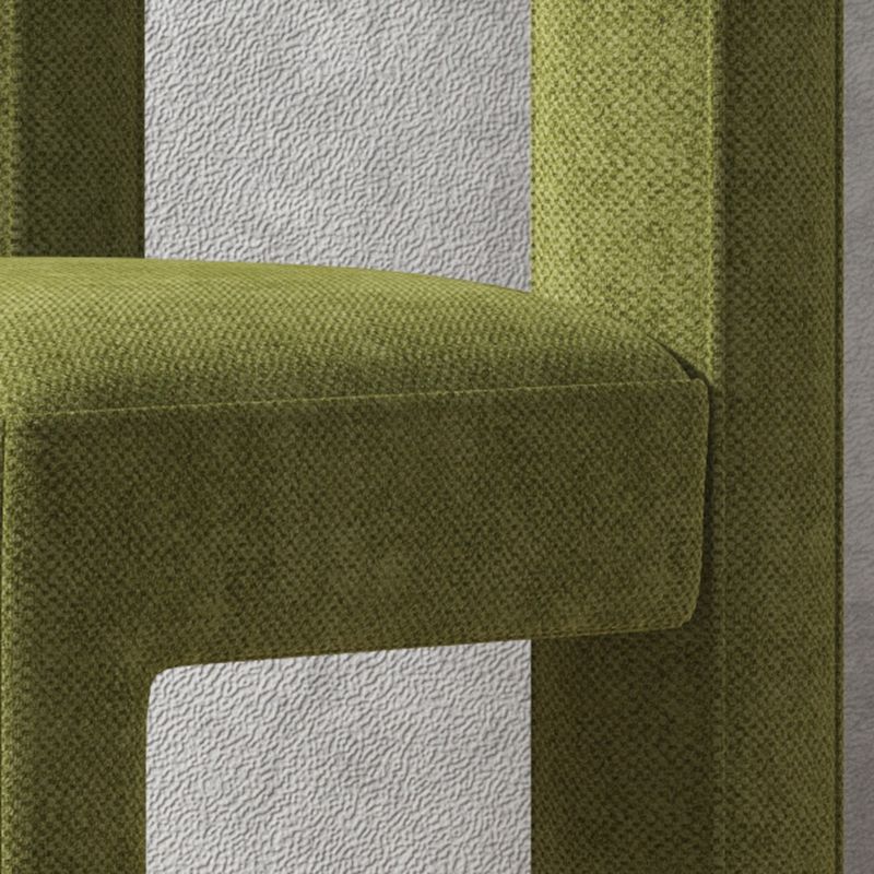 Modern Dining Side Chair Matte Finish Linen Fabric Open Back Armless Chair Clearhalo ' kitchen&dining_furn' 'Dining Chairs' 'Dining Tables & Seating' 'dining_chair' 'furn' 'furn_dining_chair' 'Furniture' 'furniture_dining_chair' 'Kitchen & Dining Furniture' 'kitchen' 1200x1200_ca621770-ad2e-4127-b800-06f1547f45b6