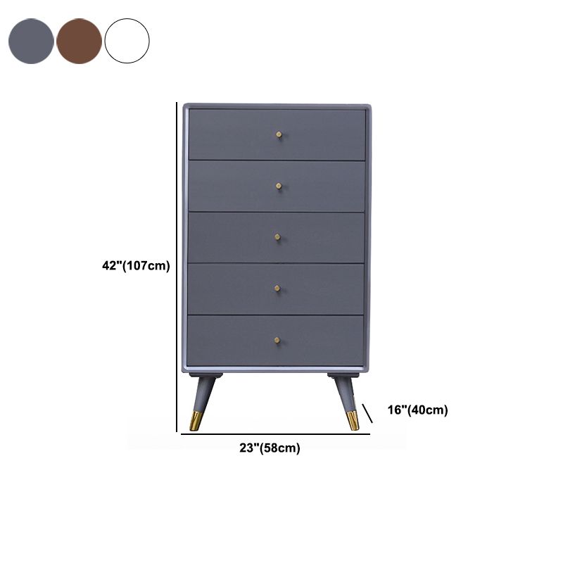 Klassieke glam -verticale lingerie kist massief houten slaapkamer opbergkast