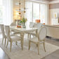 Glam Rectangle Dining Table White Faux Marble Tabletop for Home Clearhalo 'Dining Tables & Seating' 'Dining Tables' 'dining_table' 'furn' 'furn_dining_table' 'Furniture' 'Kitchen & Dining Furniture' 1200x1200_ca64bc80-ba5b-4e20-b51c-4881388289e1