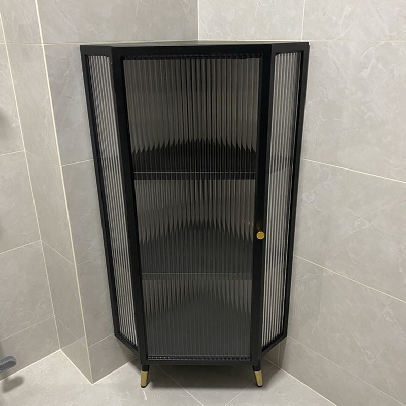 モダンな収納キャビネットガラスドアビュッフェキャビネットダイニングルーム用