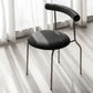 PU Leather Side Chair Modern Style Open Back Stackable Dining Side Chair Clearhalo 'Dining Chairs' 'Dining Tables & Seating' 'dining_chair' 'furn' 'furn_dining_chair' 'Furniture' 'furniture_dining_chair' 'Kitchen & Dining Furniture' 1200x1200_ca6710b4-7f31-448b-bb76-c96fbca9ed06