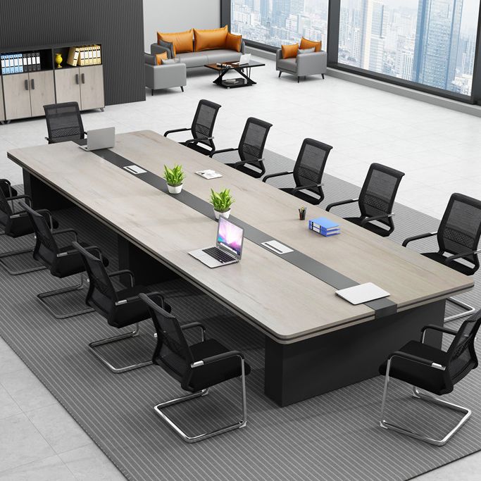 Industrial Style Home Writing Desk Office Conference Artificial Wood Table Clearhalo 'furn' 'furn_office_desk' 'Furniture' 'Office Desks' 'Office Furniture' 'office_desk' 1200x1200_ca6777e6-0bca-43dd-a9f5-193691694357