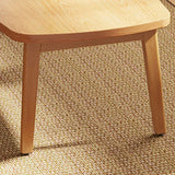 Table basse rectangulaire simple en bois massif 4 jambes table de cocktails pliant