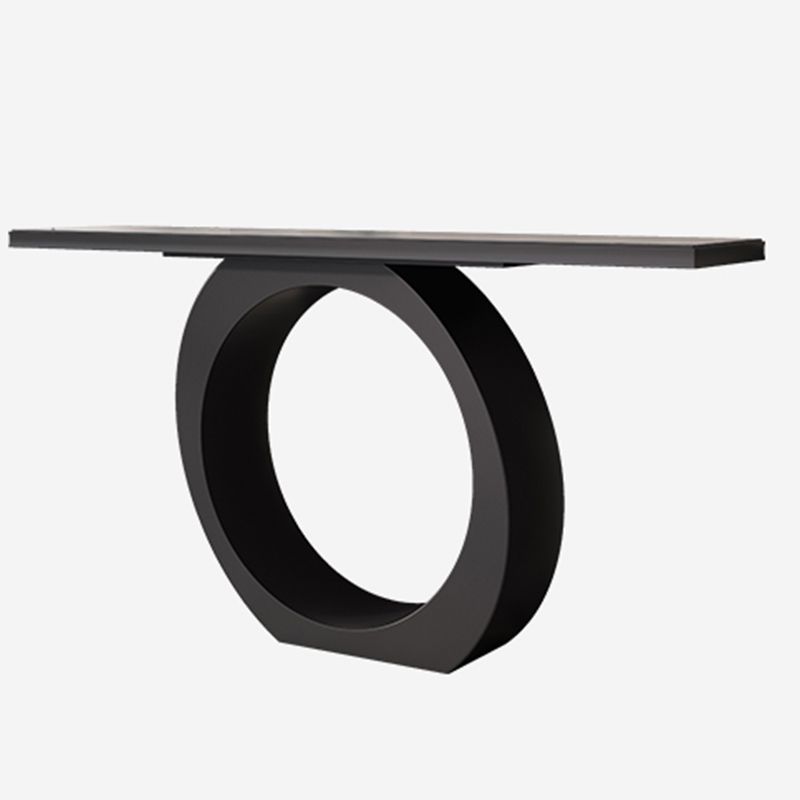 Contemporary Wooden Console Accent Table with Rectangle Top for Hall