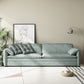 Nordic Upholstered Sleeper Sofa Pillow Top Arm Sofa Bed in Green Clearhalo 'furn' 'furn_futons' 'Furniture' 'Futons & Daybeds' 'Futons' 'Living Room Furniture' 1200x1200_ca6db8b1-d279-4391-b800-38b33d3d9c25