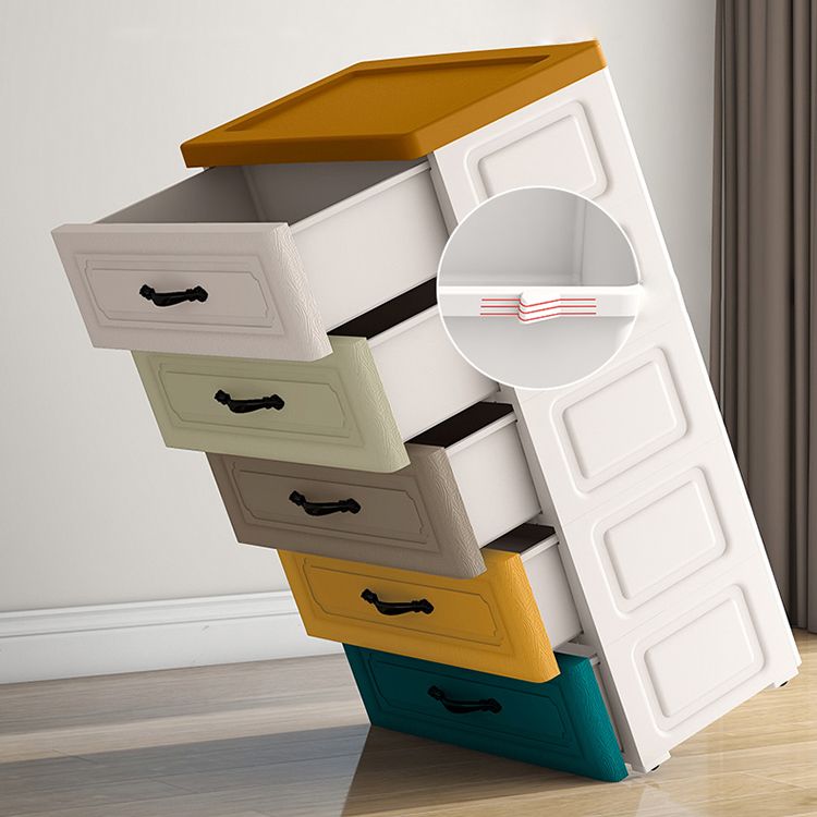 Eigentijdse garderobe kast met lade plastic garderobe kast