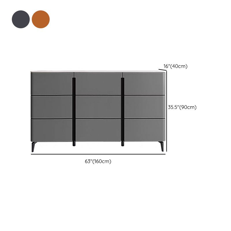 Contemporary Dining Server Kitchen Buffet Server Cabinet with Drawers Clearhalo 'buffet_sideboard' 'Buffets & Sideboards' 'furn' 'furn_buffet_sideboard' 'Furniture' 'Kitchen & Dining Furniture' 1200x1200_ca70204f-ef4a-4988-9e8e-52004067053e