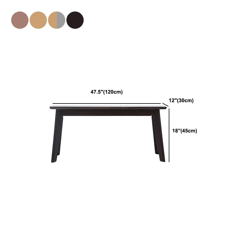 11.8" Wide Modern Seating Bench Solid Wood Entryway and Bedroom Bench with Legs Clearhalo 'Benches' 'Chairs & Seating' 'furn' 'furn_benches' 'Furniture' 'Living Room Furniture' 1200x1200_ca715af5-14f4-4452-b2d7-304b808ae054