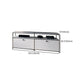 Contemporary Style Sideboard Metal Storage Sideboard for Kitchen