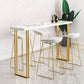 Dining Room Wood Top Counter Table Gold Base 42-inch Glam Style Bar Table Clearhalo 'Bar Furniture' 'Bar Tables' 'bar_tables' 'furn' 'furn_bar_tables' 'Furniture' 'furniture_bar_tables' 'Kitchen & Dining Furniture' 'kitchen&dining_furn' 'kitchen' 1200x1200_ca7a9ccc-12c7-4439-a18f-940ccc651c90