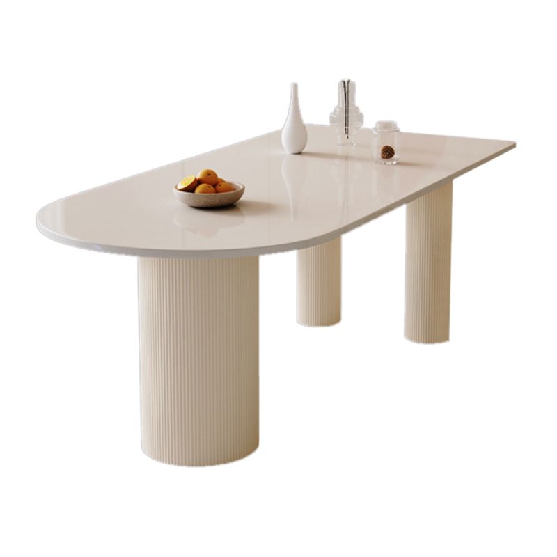 Tavolo da pranzo per sala da pranzo Tavolo da cucina moderno in pietra