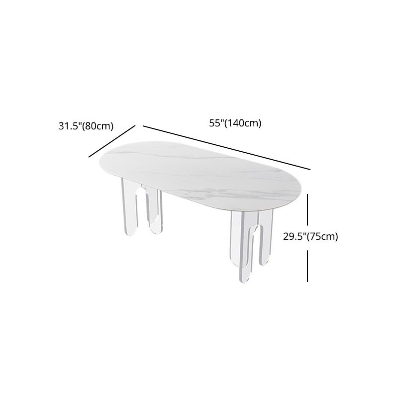 Modern 1/5 Pieces Dining Set Stone Dining Table Set for Kitchen Clearhalo 'Dining Room Sets' 'Dining Tables & Seating' 'dining_room_set' 'furn' 'furn_dining_room_set' 'Furniture' 'furniture_dining_room_set' 'Kitchen & Dining Furniture' 1200x1200_ca7c1fbc-a68c-4acf-a186-67f62d40ece7