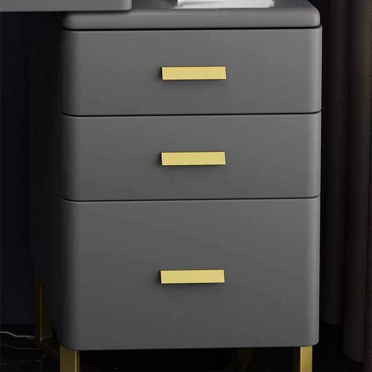 Luxuriöser Stein-Top-Make-up-Waschtischhocker Set 51.18 "H 5-Drawer-Kommode