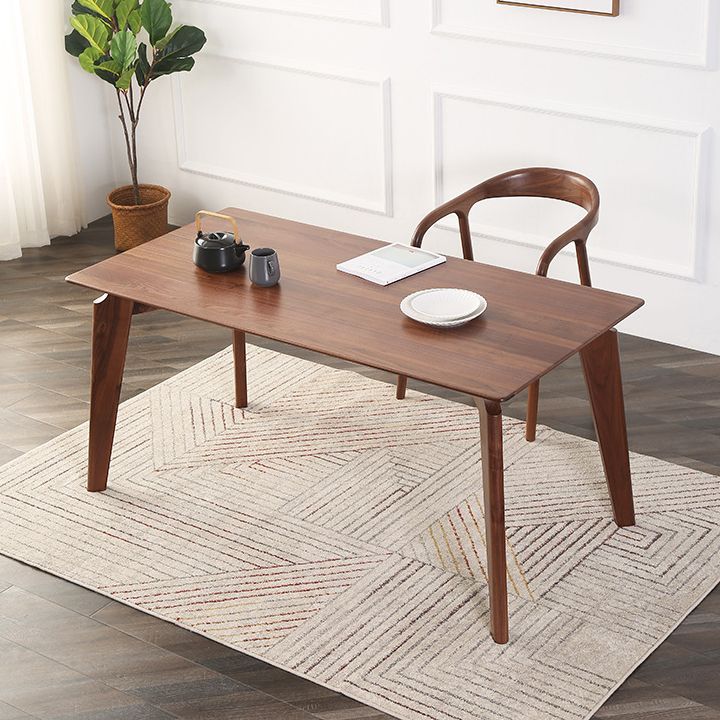 Contemporary Tea Room Wood Arm Chair Walnut and Natural Open Dining Chair Clearhalo ' kitchen&dining_furn' 'Dining Chairs' 'Dining Tables & Seating' 'dining_chair' 'furn' 'furn_dining_chair' 'Furniture' 'furniture_dining_chair' 'Kitchen & Dining Furniture' 'kitchen' 1200x1200_ca813a2e-98cc-4712-922d-42000b7db9f0