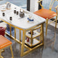 Metal Traditional Luxury Rectangle Table Sintered Stone Table,47"L x 21"W x 29"H Clearhalo ' dining_table' 'Dining Tables & Seating' 'Dining Tables' 'furn' 'furn_dining_table' 'Furniture' 'furniture_dining_table' 'Kitchen & Dining Furniture' 'kitchen&dining_furn' 'kitchen' 'kitchen_dining_table' 1200x1200_ca82ffcf-b666-4b9f-9275-941c68d8afe9