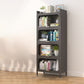 Industrial Style Metal Bookshelf Closed Back Shelf Bookcase with Doors Clearhalo 'Bookcases' 'furn' 'furn_bookcases' 'Furniture' 'furniture_bookcases' 'Office Furniture' 1200x1200_ca83578f-94ba-443b-8f01-7f72b48e3a9e
