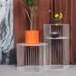 Frame Hexagon Metal End Table Set Simple Iron Sofa Side Accent Table with Storage Shelf Clearhalo 'Coffee & Accent Tables' 'End & Side Tables' 'end_side_tables' 'furn' 'furn_end_side_tables' 'Furniture' 'Living Room Furniture' 1200x1200_ca8566ba-b0ca-4d0b-8357-87a1e2088f69