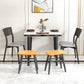 Contemporary Style 46'' Dining Table Stone Round Dining Room Collection for Indoor Clearhalo ' dining_table' 'Dining Tables & Seating' 'Dining Tables' 'furn' 'furn_dining_table' 'Furniture' 'furniture_dining_table' 'Kitchen & Dining Furniture' 'kitchen&dining_furn' 'kitchen' 'kitchen_dining_table' 1200x1200_ca8583a0-d81a-401f-92ac-872a0aa88951
