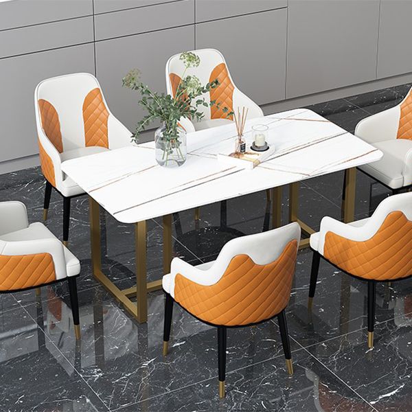 Traditional Luxury Rectangle Dining Table Double Pedestal Dinner Table Clearhalo ' dining_table' 'Dining Tables & Seating' 'Dining Tables' 'furn' 'furn_dining_table' 'Furniture' 'furniture_dining_table' 'Kitchen & Dining Furniture' 'kitchen&dining_furn' 'kitchen' 'kitchen_dining_table' 1200x1200_ca87dbbd-c665-45a8-b680-5c23ca21caea