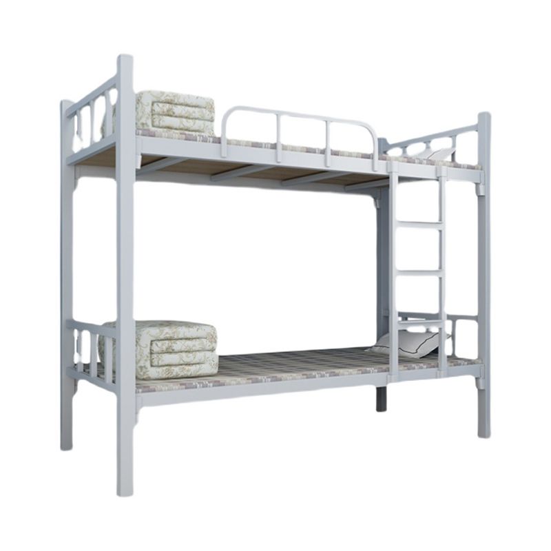 Open frame stapelbed eigentijds ijzeren bed 66,93 inch hoog voor slaapkamer