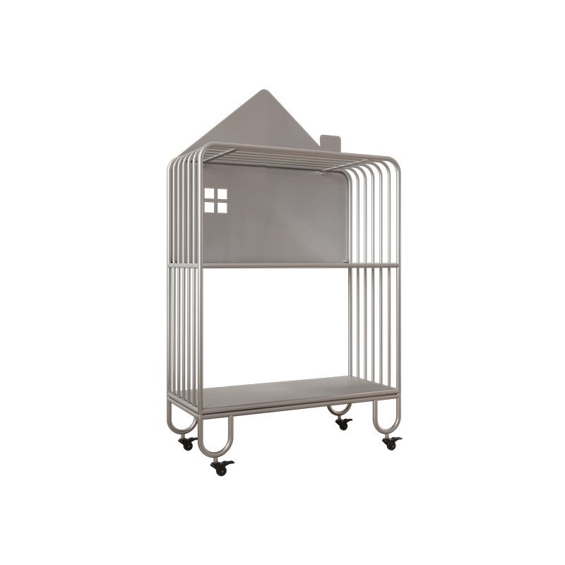 Contemporary Metal Bookshelf Standard Shelves Included Bookcase Clearhalo 'Bookcases' 'furn' 'furn_bookcases' 'Furniture' 'Office Furniture' 1200x1200_ca8a4b79-5852-4cdb-92c4-544f8648a8cf