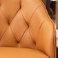 Glam Style Microfiber Leather Dining Chair Solid Back Arm Single Chair Clearhalo ' kitchen&dining_furn' 'Dining Chairs' 'Dining Tables & Seating' 'dining_chair' 'furn' 'furn_dining_chair' 'Furniture' 'furniture_dining_chair' 'Kitchen & Dining Furniture' 'kitchen' 1200x1200_ca8b8a8a-cc87-4db1-ad0f-544d7a28fa6b