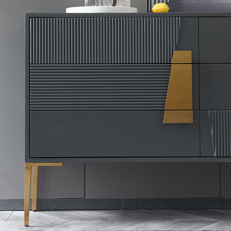 Cassettiera portaoggetti in legno ultramoderna doppia per camera da letto