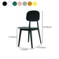 Modern Plastic Side Chair Indoor-Outdoor Open Back Dining Armless Chairs Clearhalo ' kitchen&dining_furn' 'Dining Chairs' 'Dining Tables & Seating' 'dining_chair' 'furn' 'furn_dining_chair' 'Furniture' 'furniture_dining_chair' 'Kitchen & Dining Furniture' 'kitchen' 1200x1200_ca8c1e9e-284a-4650-ad9d-62898a6f1d36