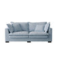 Nordic Cotton 2-seater Standard Sofa Square Arm Loveseat for Apartment Clearhalo 'furn' 'furn_sofas' 'Furniture' 'furniture_sofas' 'Living Room Furniture' 'Sofa' 'sofas' 1200x1200_ca8e4687-afe8-496c-b4c8-9edba33637e6