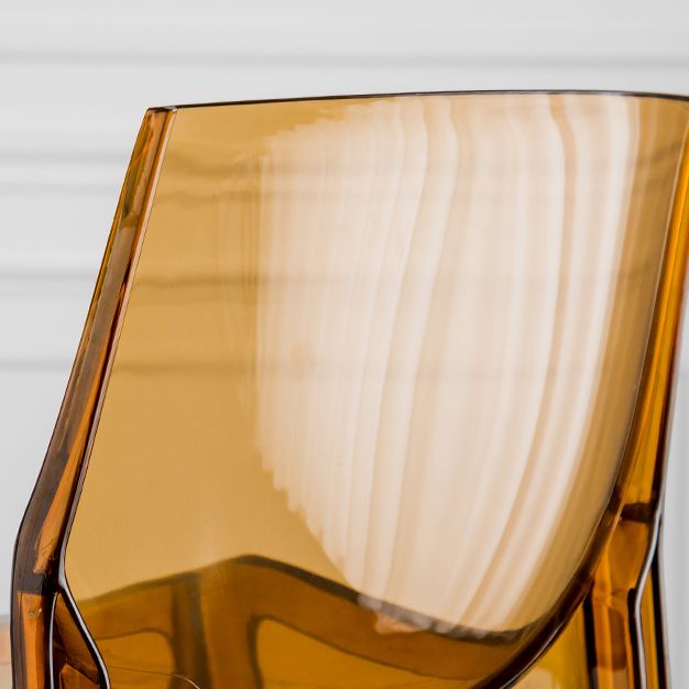 Sala de estar taburetes de bar acrílico silla contemporánea de la espalda baja