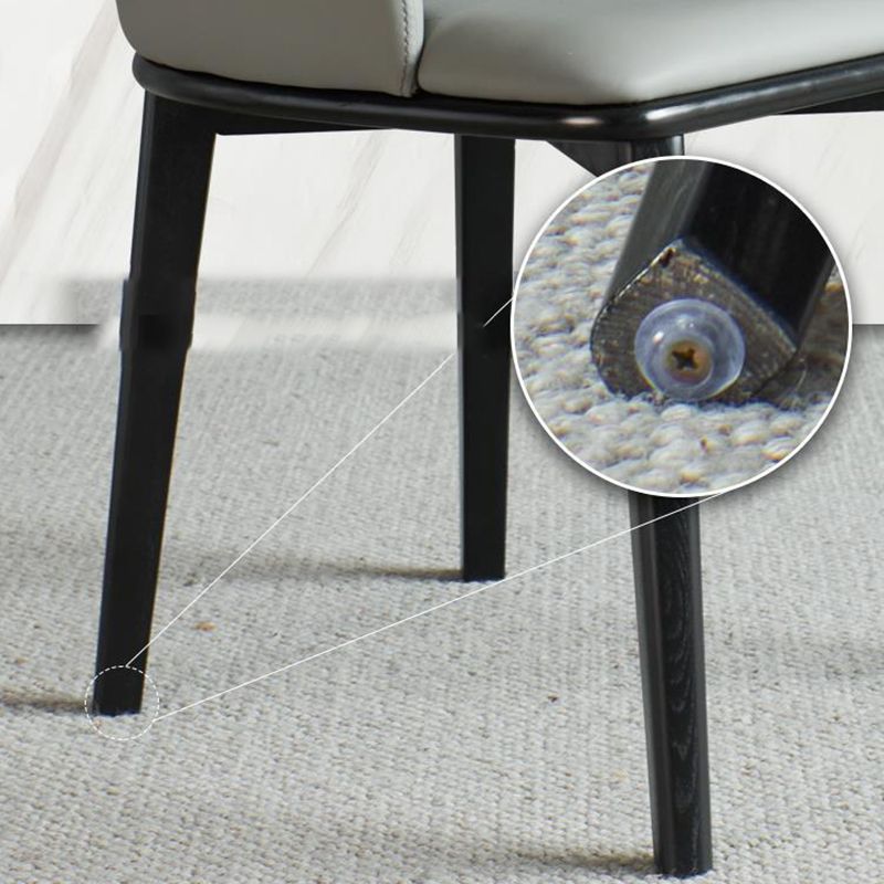 Open Back Home Dining Chair Wooden legs Arm Chair with Upholstered Clearhalo 'Dining Chairs' 'Dining Tables & Seating' 'dining_chair' 'furn' 'furn_dining_chair' 'Furniture' 'Kitchen & Dining Furniture' 1200x1200_ca92c3ad-cd55-4271-84a7-079d0d0fac8f