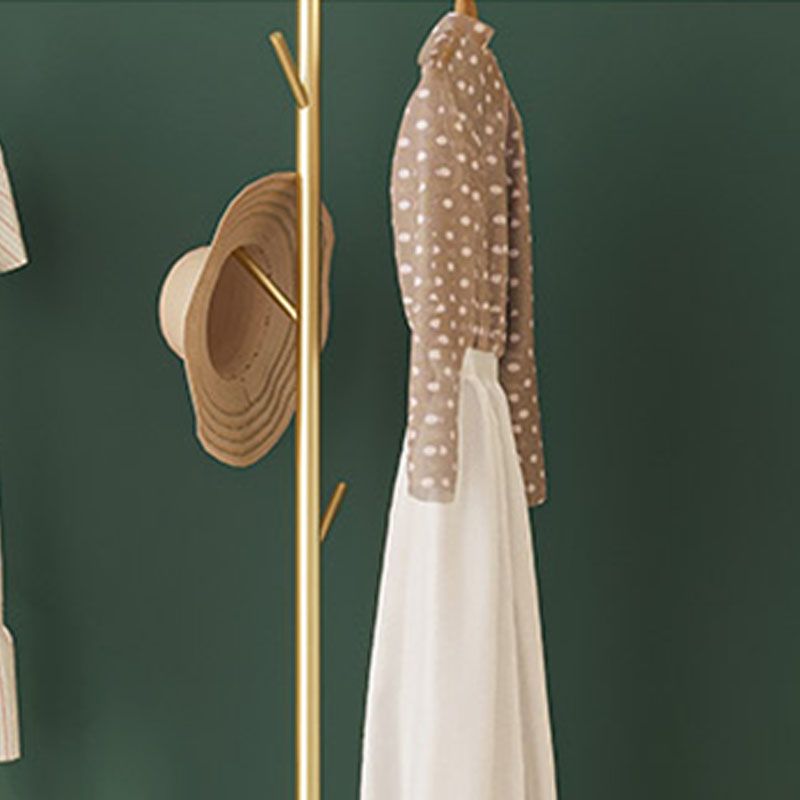 Luxuriöser Kleiderregal Schlafzimmer Metallkleiderbügel mit Kleiderhaken